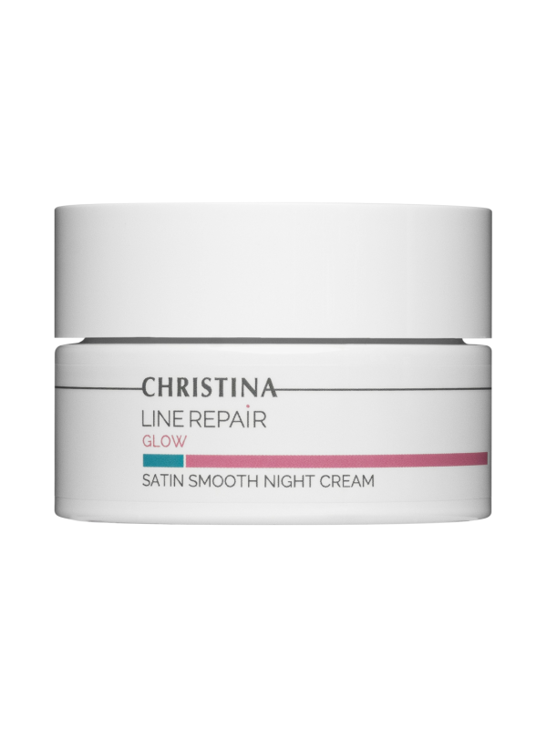 Line Repair Glow - Satin Smooth Night Cream - Нічний крем “Гладкість сатину”