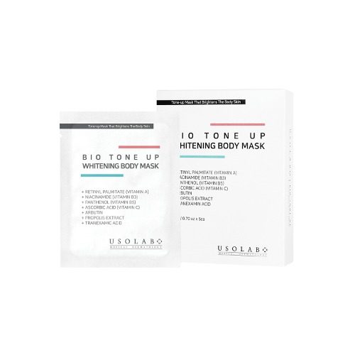 Освітлююча маска для тіла Bio Tone Up Whitening Body Mask x5шт по 20мл