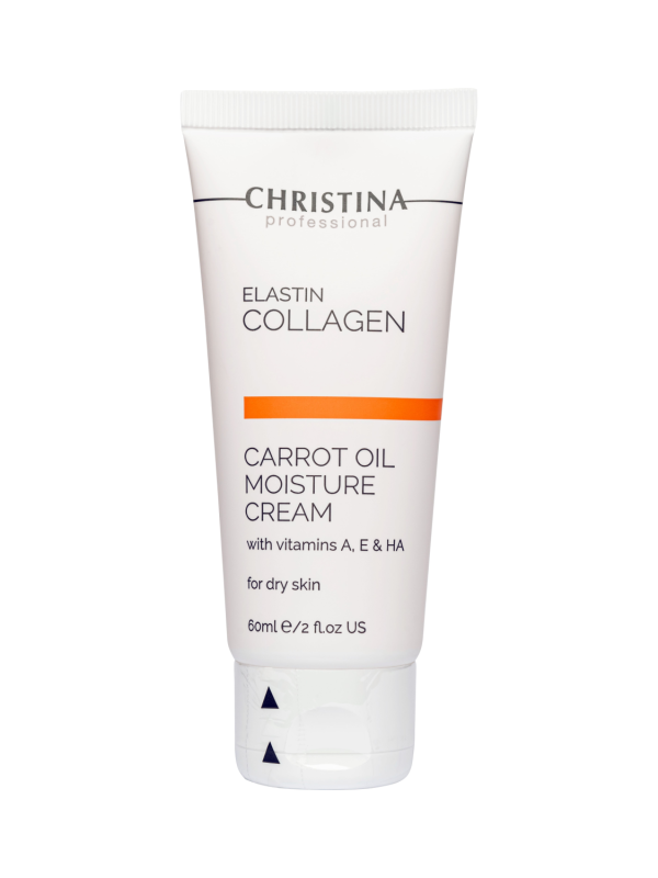 General Line - Elastin Collagen Carrot Cream with Vit.A, E&HA - Морквяний зволожувальний крем для сухої шкіри