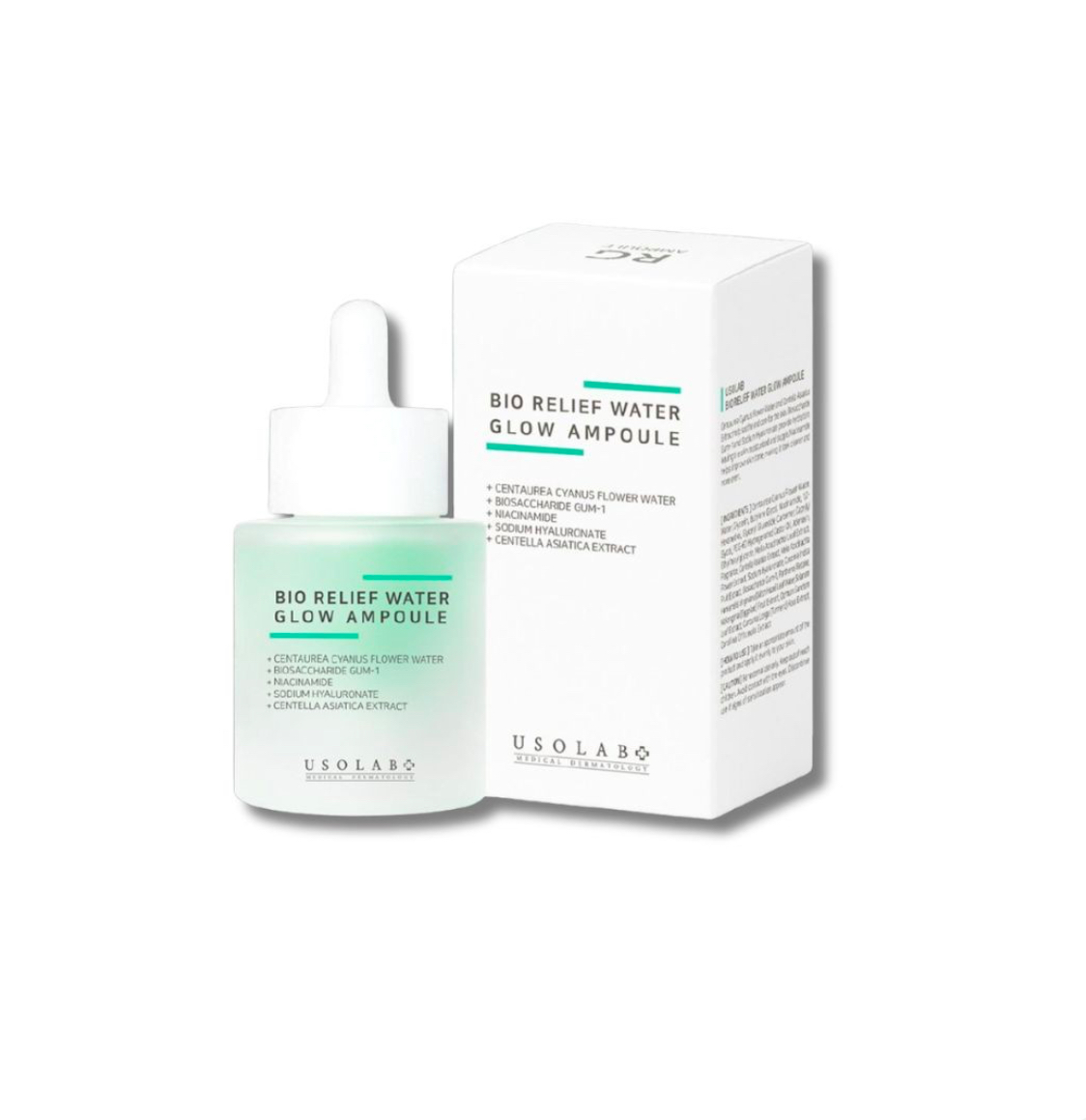 Заспокійлива, гідратуюча та протинабрякова сироватка Bio Relief Water Glow Ampoule 30 мл